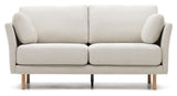 GILMA 2-pers. Sofa m. mørke ben, Pearl - Unoliving.com