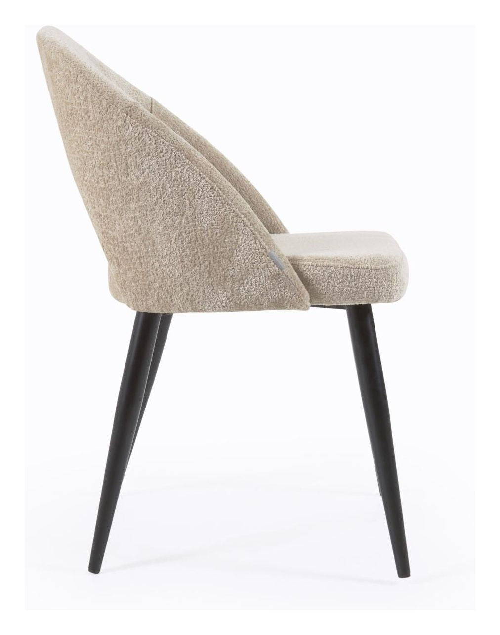 Mael Spisebordsstol, Beige chenille - Unoliving.com