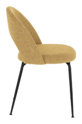 Mahalia Spisebordsstol, Mustard - Unoliving.com