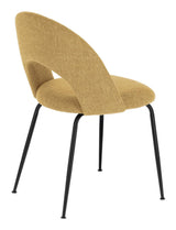 Mahalia Spisebordsstol, Mustard - Unoliving.com