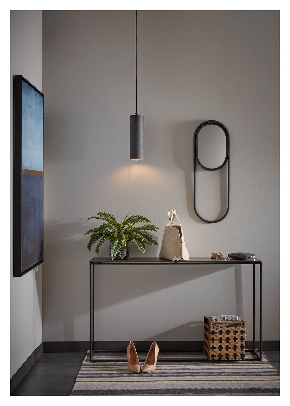 Maude Pendel lampe, Grå - Unoliving.com