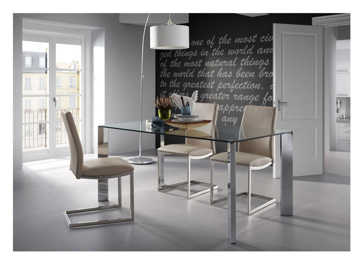 SPOT Spisebord, Hærdet glas, 162x92 - Unoliving.com