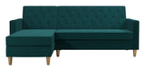 Liberty Sovesofa m. chaiselong, Grøn - Unoliving.com