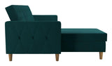 Liberty Sovesofa m. chaiselong, Grøn - Unoliving.com