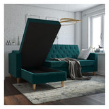 Liberty Sovesofa m. chaiselong, Grøn - Unoliving.com