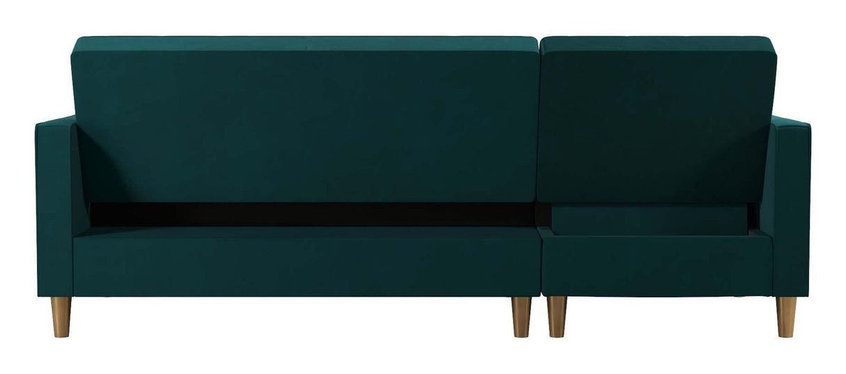 Liberty Sovesofa m. chaiselong, Grøn - Unoliving.com