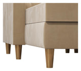 Liberty Sovesofa m. chaiselong, Ivory - Unoliving.com