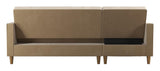 Liberty Sovesofa m. chaiselong, Ivory - Unoliving.com