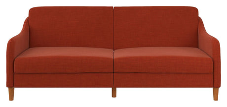 Jasper Sovesofa, brændt orange hør - Unoliving.com