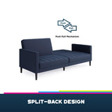 Liam Sovesofa 83x200, Navy - Unoliving.com