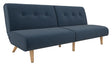 Palm Springs Split Sovesofa, Blåt hør - Unoliving.com