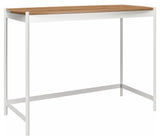 Tallulah Skrivebord, Valnød m. hvid metal - Unoliving.com