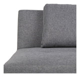 Lucca Sovesofa m. 2 puder, Lysegrå stof - Unoliving.com