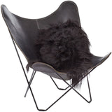 Islandsk langhåret Lammeskind 100-120cm - Blacky - Unoliving.com