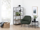 Seaford Bogreol, Papir vildeg/Sort metal - Unoliving.com