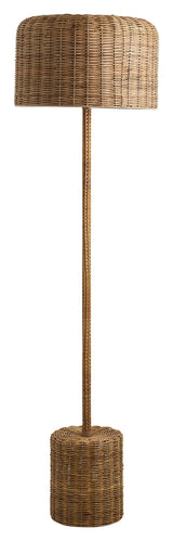 Nordal CANE Gulvlampe, Rattan - Unoliving.com