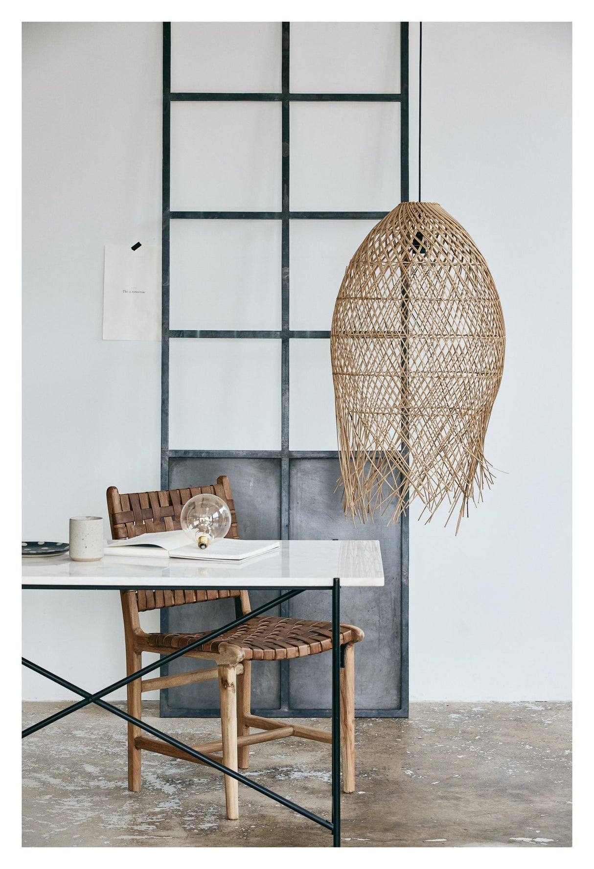 Nordal Sif Lampeskærm - Rattan - Unoliving.com