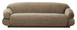 Nordal Sof 2-pers. Sofa - Lysebrun Velour - Unoliving.com