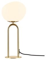 dftp Shapes Bordlampe, Messing Glas - Unoliving.com