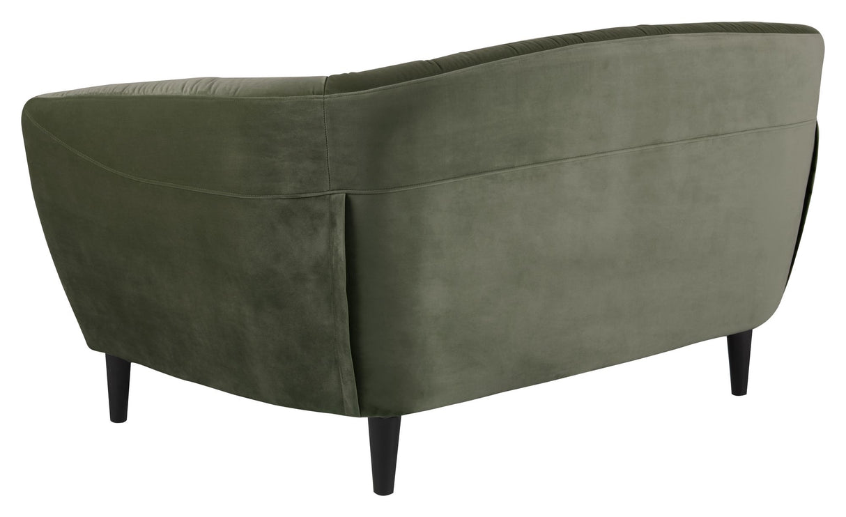 Ria 2-pers. Sofa, Forest green velour