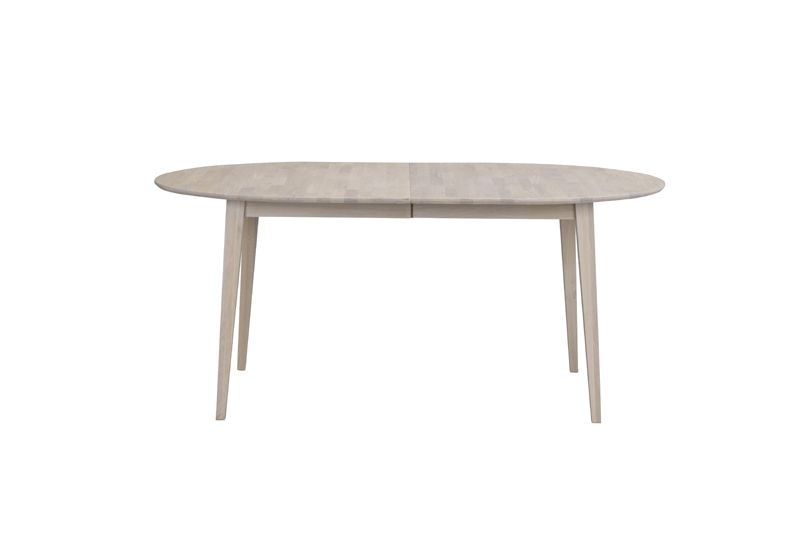 Filippa Ovalt Spisebord, hvidpigment eg, 170x105 - Unoliving.com