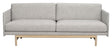 Hammond Sofa, Grå/hvidpigmenteret eg - Unoliving.com