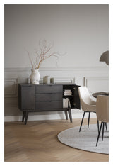 Filippa, skænke 40x122 - brun/eg - Unoliving.com