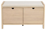 Hillmond, bænk - lys eg/beige - Unoliving.com