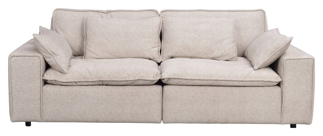 Rawlins, 3-pers. Sofa - beige - Unoliving.com