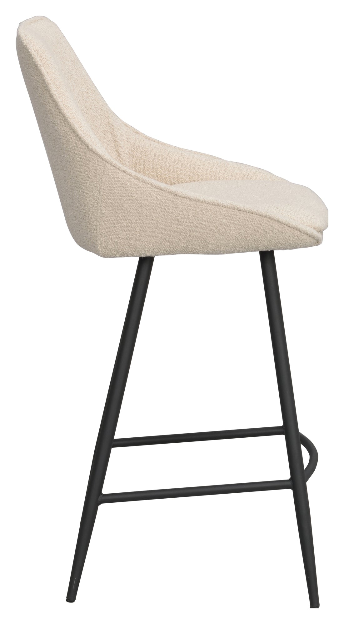 Sierra, barstol - beige/bouclé - Unoliving.com