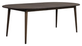 Tyler, spisebord oval 170x105, brun/eg - Unoliving.com