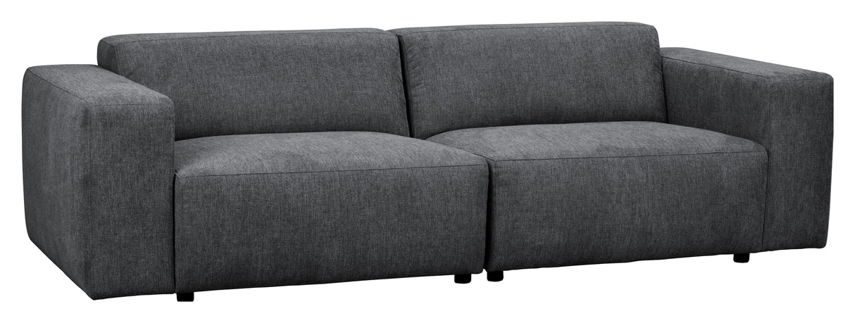 Willard, 3-pers. Sofa - mørk grå - Unoliving.com