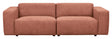 Willard, 3-pers. Sofa - rød - Unoliving.com