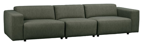 Willard, 4-pers. Sofa  - mørk grøn