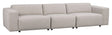 Willard Sofa 4-pers. Lys beige stof - Unoliving.com