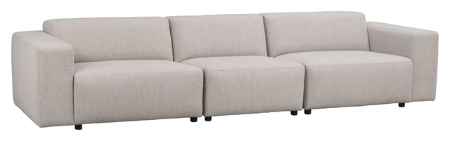 Willard Sofa 4-pers. Lys beige stof - Unoliving.com