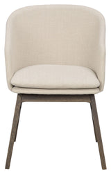 Windham Spisebordsstol - Beige/Brun - Unoliving.com