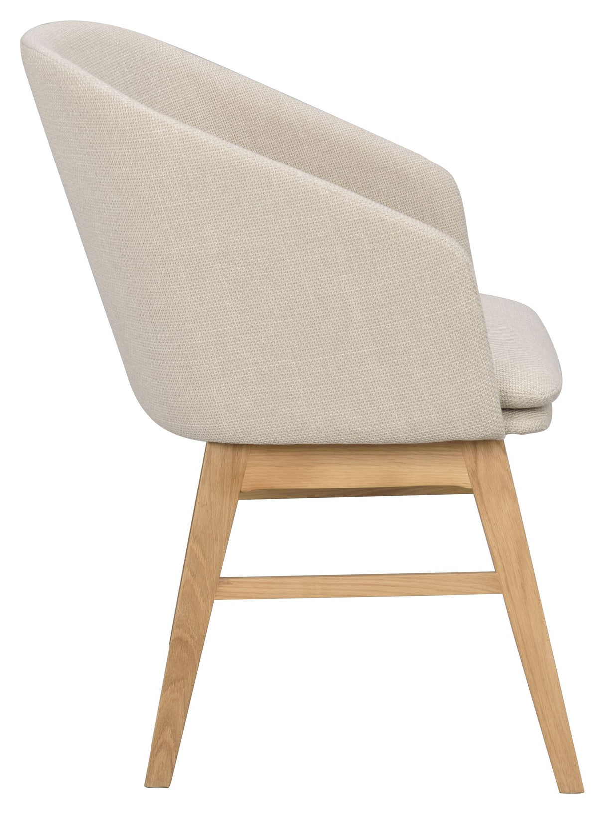 Windham Spisebordsstol - Beige/Eg - Unoliving.com