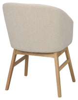 Windham Spisebordsstol - Beige/Eg - Unoliving.com