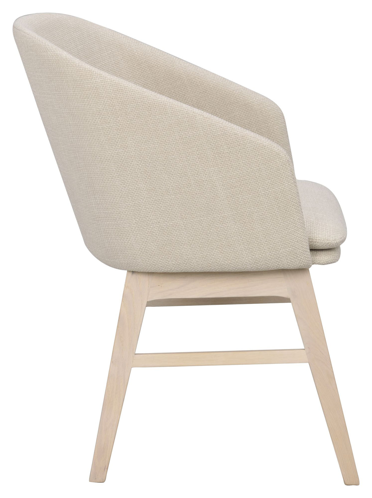 Windham Spisebordsstol - Beige/Hvidpigmenteret - Unoliving.com