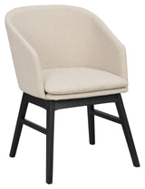 Windham Spisebordsstol - Beige/Sort - Unoliving.com