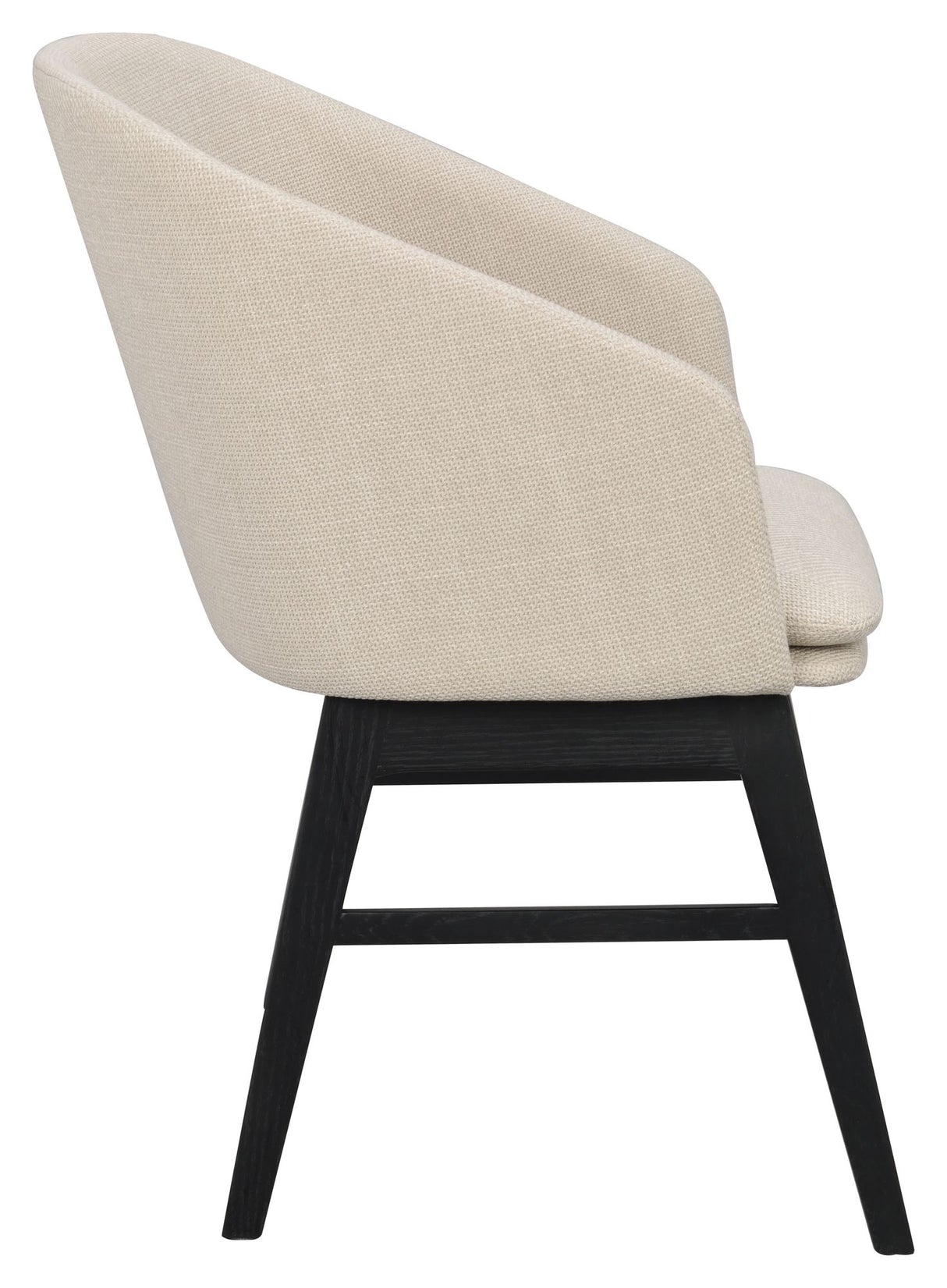 Windham Spisebordsstol - Beige/Sort - Unoliving.com