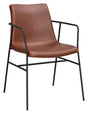 Huntingbay armchair Brun PU - Unoliving.com