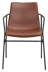 Huntingbay armchair Brun PU - Unoliving.com