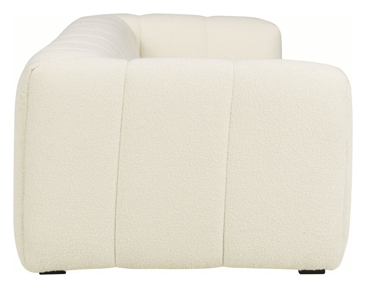 Safina 3-pers. Sofa - Hvid tekstil - Unoliving.com