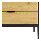 Seaford Skænk 160x40x80, Sort - Unoliving.com