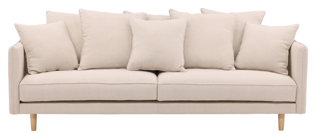 Segelskären 3-pers sofa - Beige linned - Unoliving.com