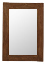 Lucas Classic Spejl, Teak, 100x70 - Unoliving.com