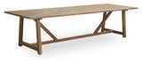 Lucas Spisebord, 300x100, Old Teak - Unoliving.com