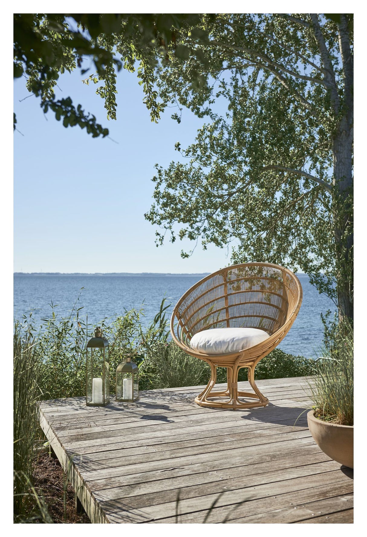 Luna Exterior Loungestol, Alu-Rattan - Unoliving.com